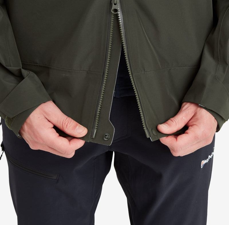 Dark Green Montane Phase Men's Waterproof Jackets | LYX722AQ