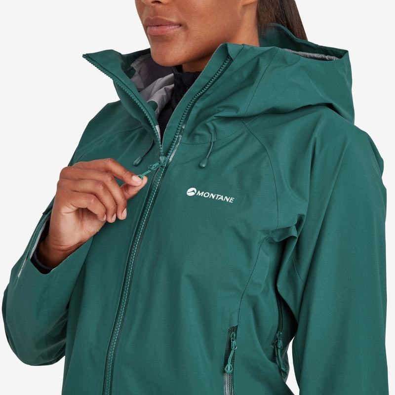 Dark Green Montane Phase XT Women's Waterproof Jackets | UNC590KE