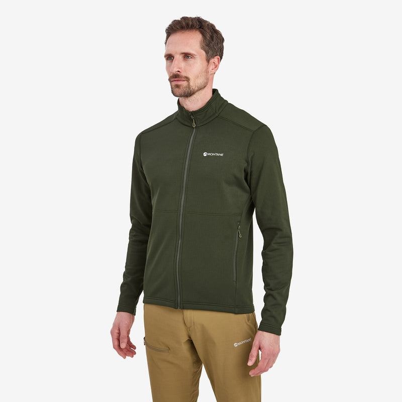 Dark Green Montane Protium Men's Fleece Jackets | UIO7121CX