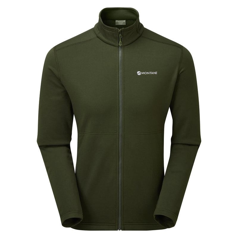 Dark Green Montane Protium Men\'s Fleece Jackets | UIO7121CX