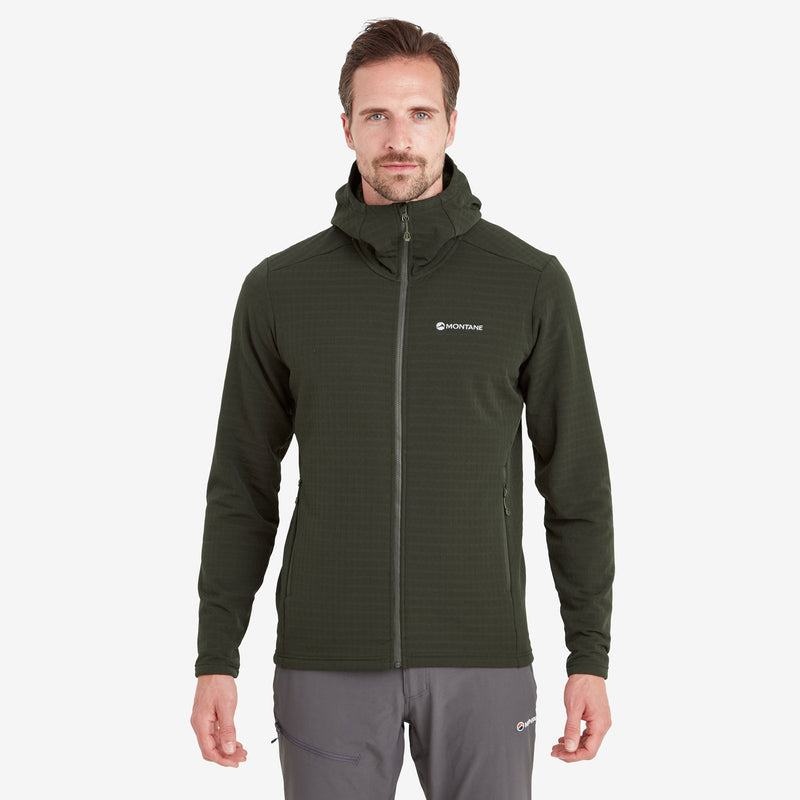 Dark Green Montane Protium XT Hooded Men's Fleece Jackets | ZMM4322JL