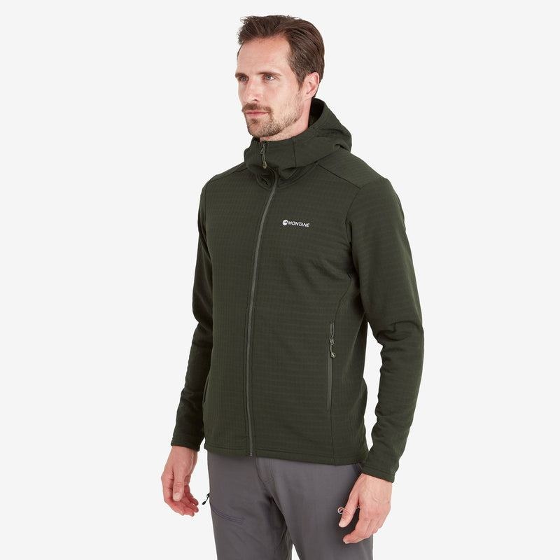 Dark Green Montane Protium XT Hooded Men's Fleece Jackets | ZMM4322JL