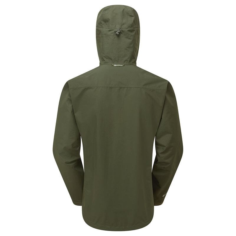 Dark Green Montane Spirit Men's Waterproof Jackets | SFN183SI