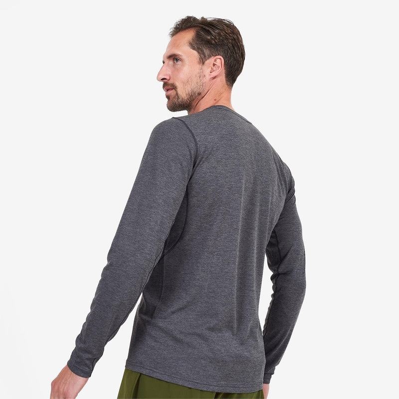 Dark Grey Montane Dart Long Sleeve Men's T Shirts | DQD5327CR