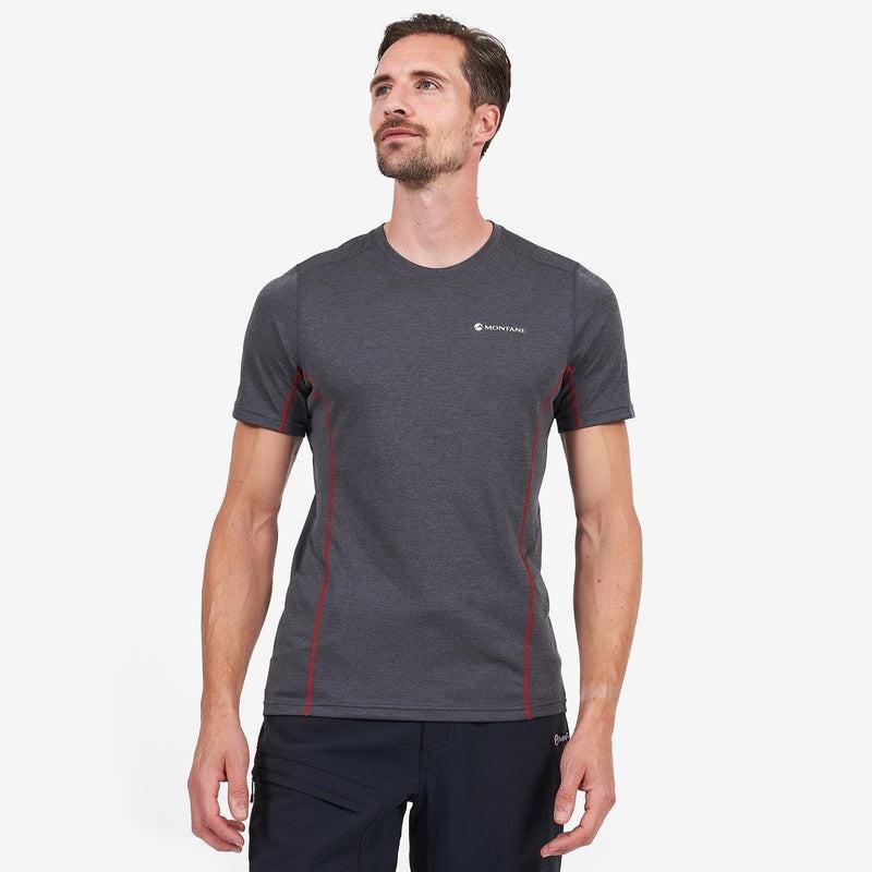 Dark Grey Montane Dart Men's T Shirts | YZB8610FK