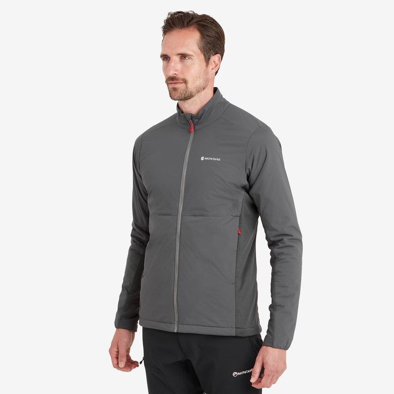 Dark Grey Montane Fireball Lite Men's Insulated Jackets | RVM3615AR