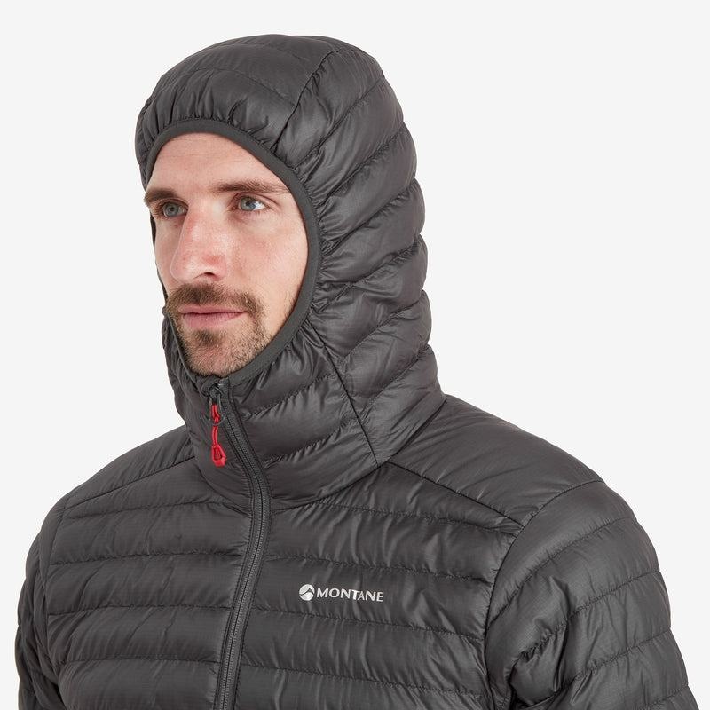 Dark Grey Montane Icarus Lite Hooded Men's Jackets | XAR8595QH