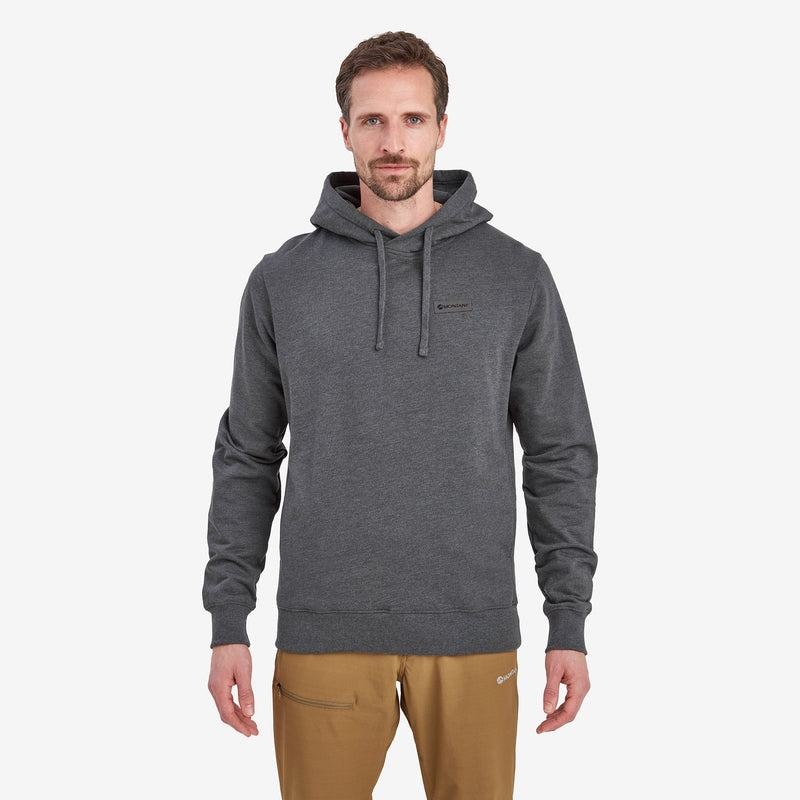 Dark Grey Montane Mono Logo Men's Hoodie | YAX3961GC