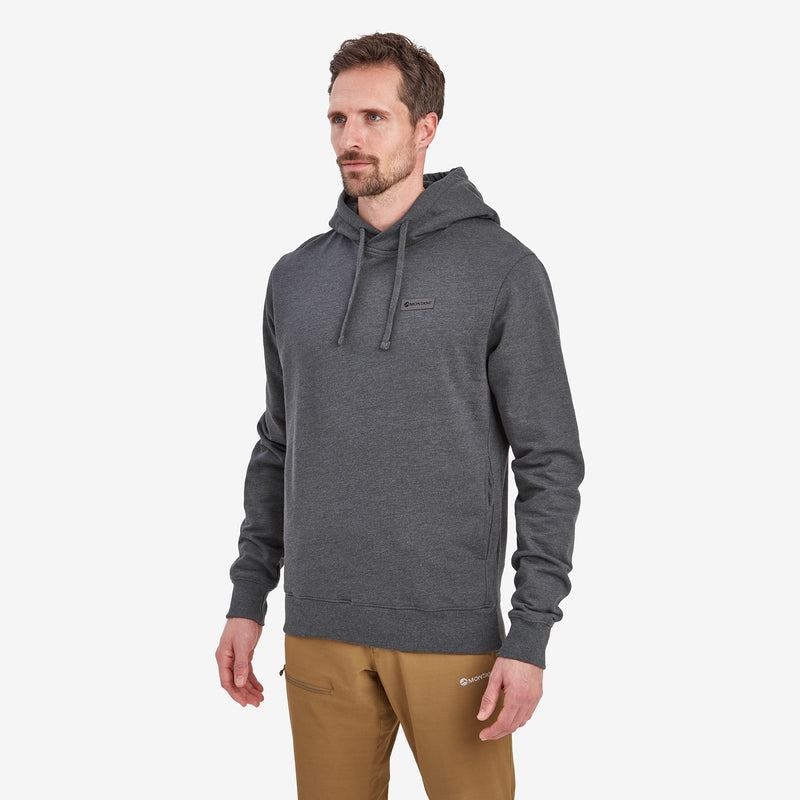 Dark Grey Montane Mono Logo Men's Hoodie | YAX3961GC