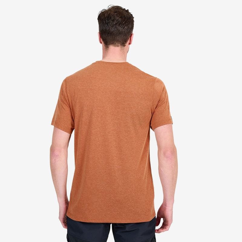 Dark Orange Montane Phase Men's T Shirts | SAD736BK