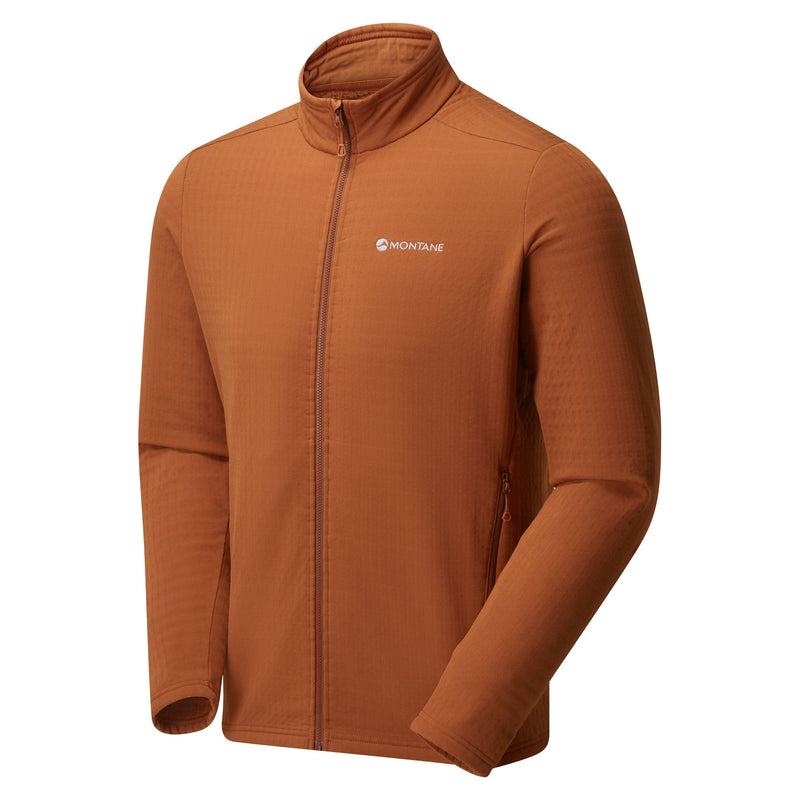 Dark Orange Montane Protium XT Men's Fleece Jackets | WIW566JM