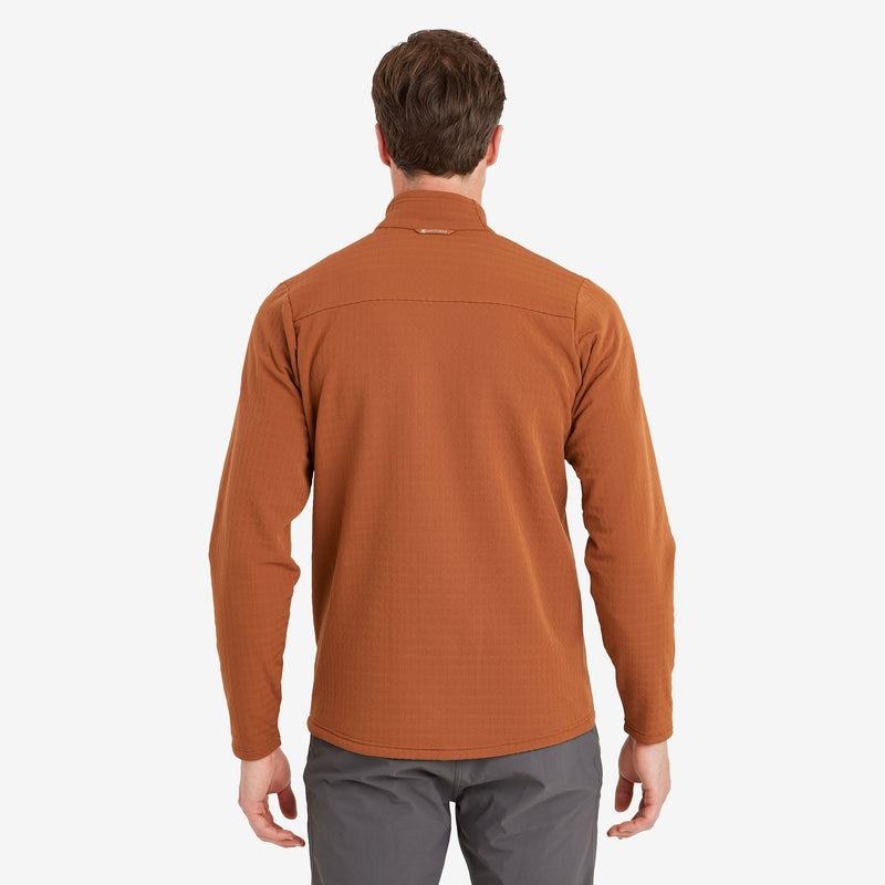 Dark Orange Montane Protium XT Men's Fleece Jackets | WIW566JM