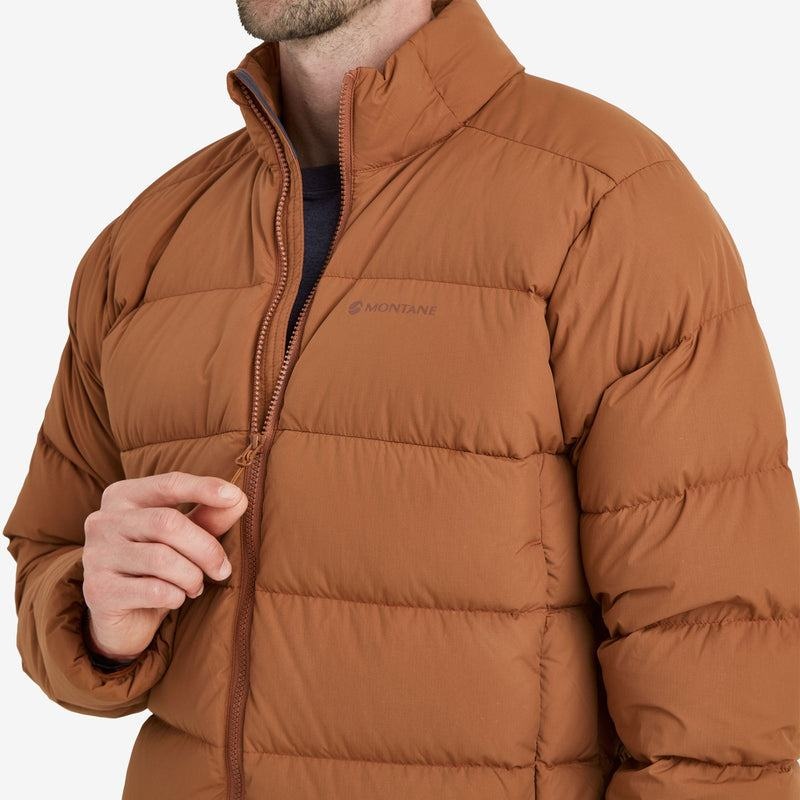 Dark Orange Montane Tundra Men's Down Jackets | EPK3031EZ