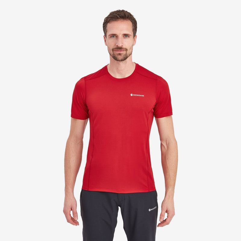 Dark Red Montane Dart Lite Men's T Shirts | SLT6872PK