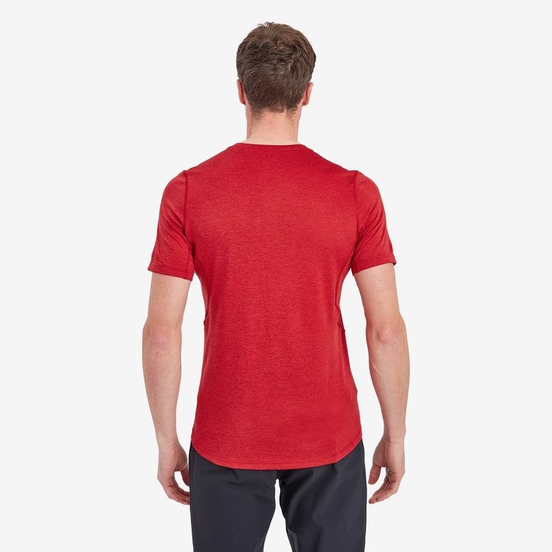 Dark Red Montane Dart Men's T Shirts | AOD8821LY