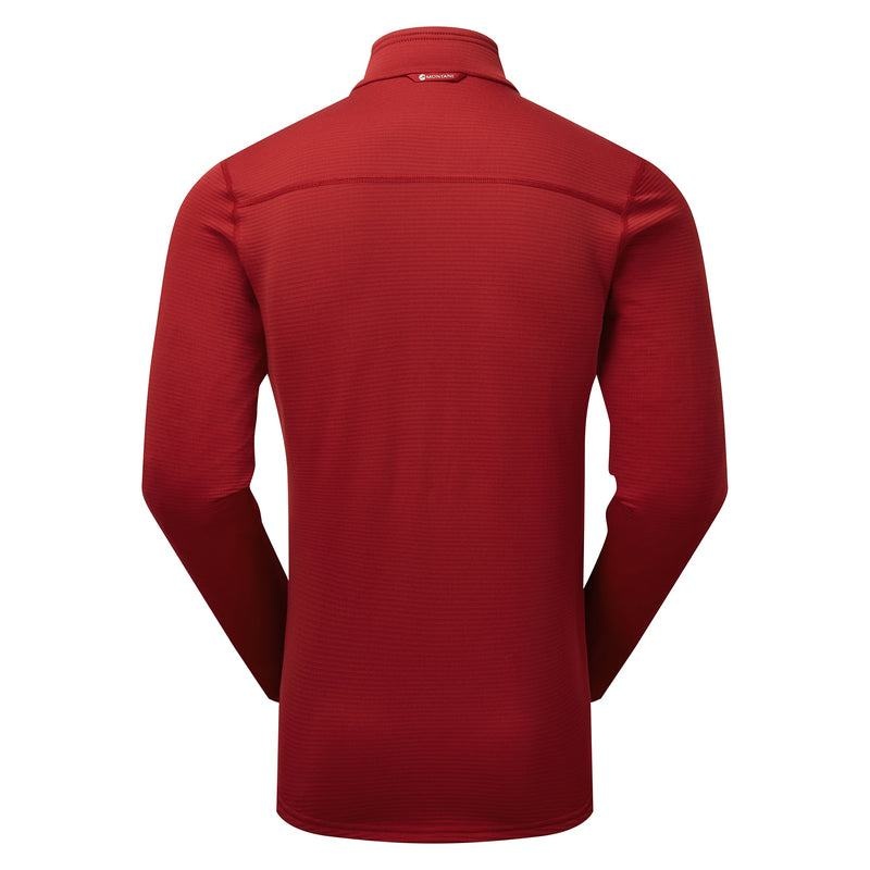 Dark Red Montane Protium Lite Pull On Men's Fleece | MXZ7211ED