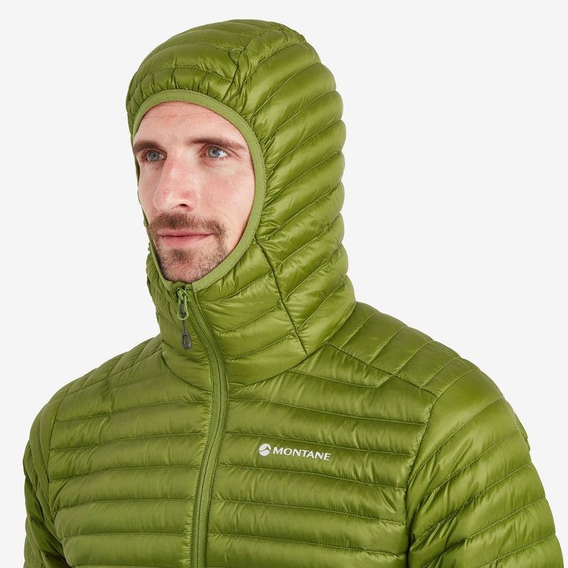 Green Montane Anti-Freeze Lite Hooded Men's Down Jackets | LVX3871JO