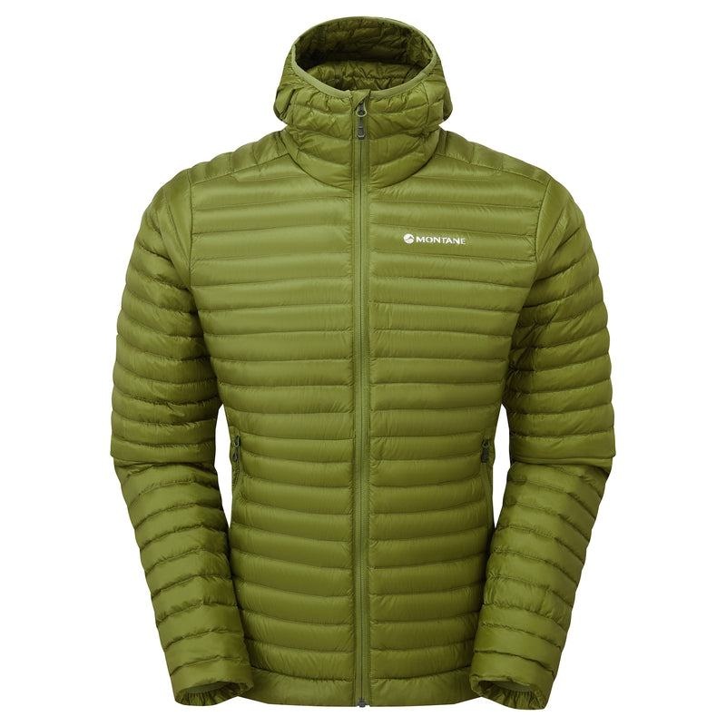 Green Montane Anti-Freeze Lite Hooded Men\'s Down Jackets | LVX3871JO