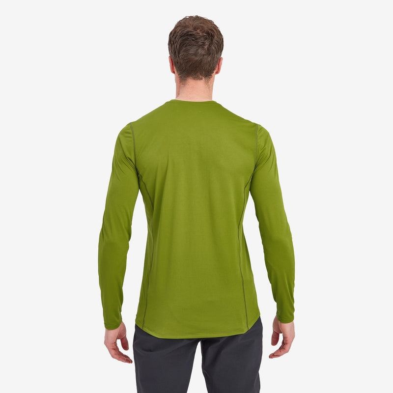 Green Montane Dart Lite Long Sleeve Men's T Shirts | QTT7279IL