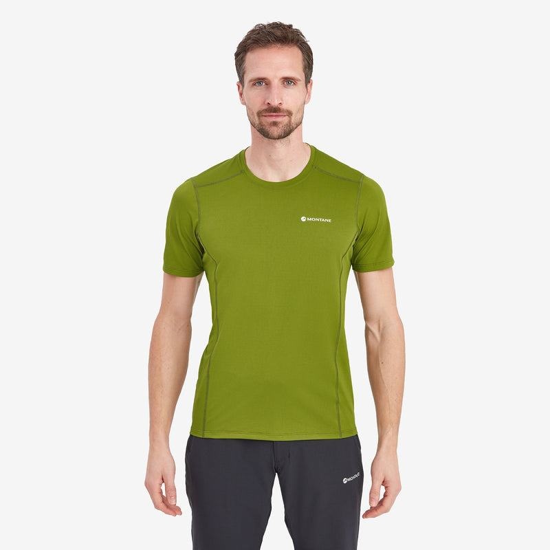 Green Montane Dart Lite Men's T Shirts | AXZ3423RM