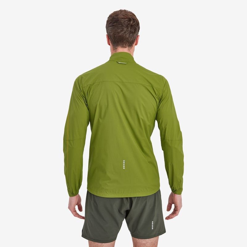 Green Montane Featherlite Windproof Men's Jackets | VGJ816GK