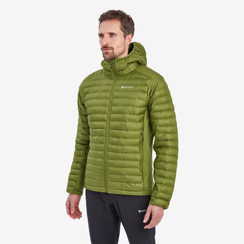 Green Montane Icarus Lite Hooded Men's Jackets | JGT2292GR