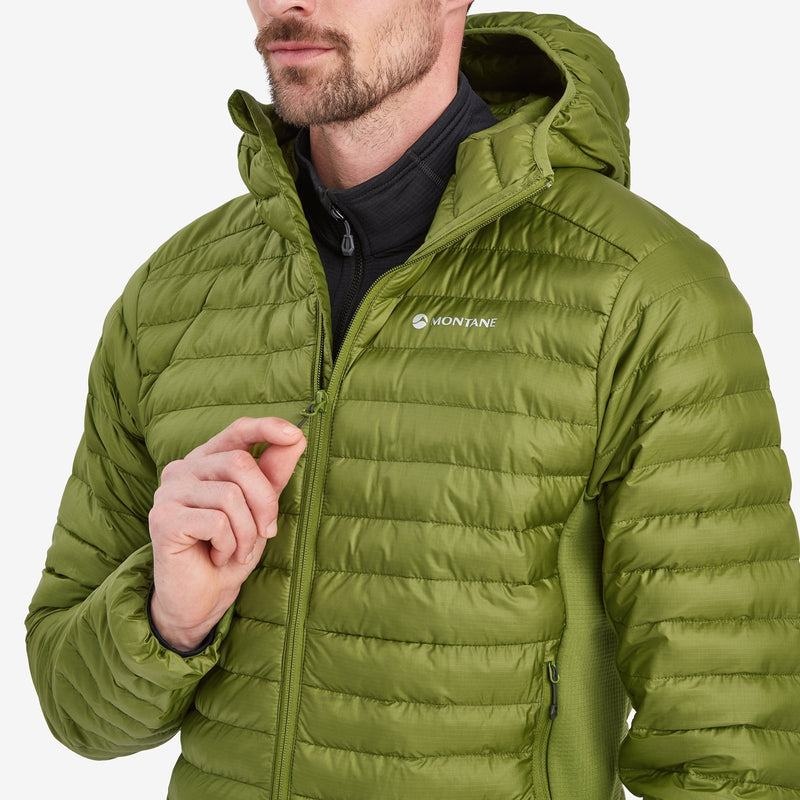 Green Montane Icarus Lite Hooded Men's Jackets | JGT2292GR