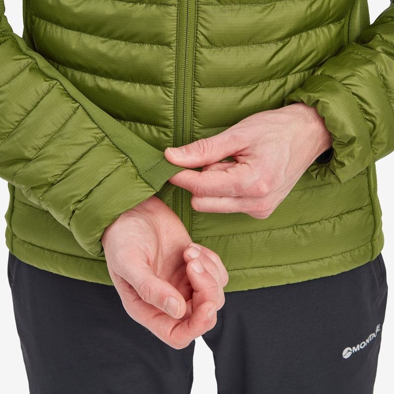 Green Montane Icarus Lite Hooded Men's Jackets | JGT2292GR