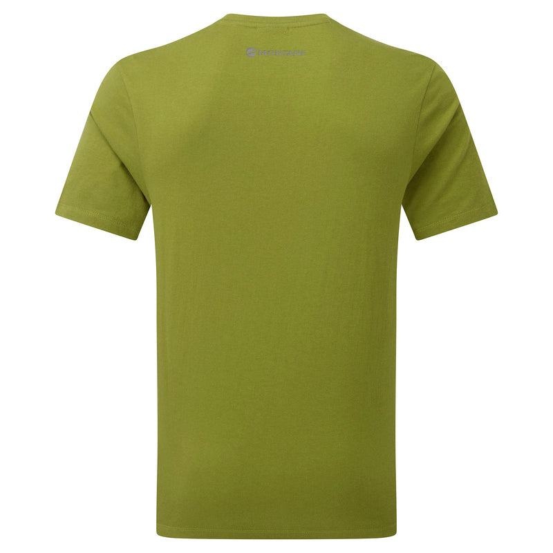 Green Montane Mono Logo Men's T Shirts | NFH2688AJ