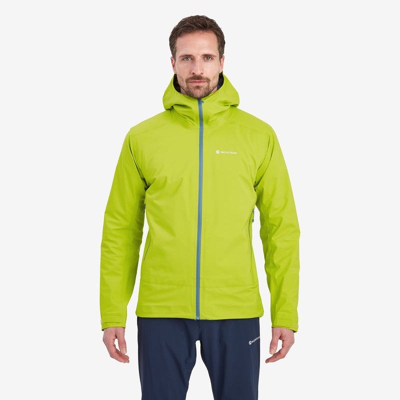 Green Montane Phase Lite Men's Waterproof Jackets | VJC313HK