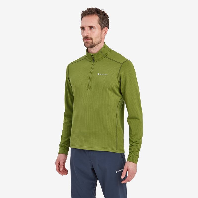 Green Montane Protium Pull On Men's Fleece | ZGK705FW