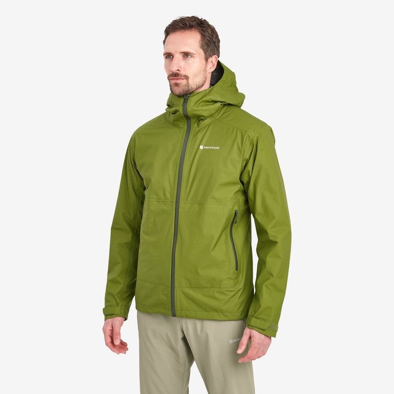 Green Montane Spirit Lite Men's Waterproof Jackets | WCT8274WS