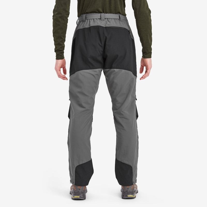 Grey Black Montane Terra Men's Pants | NOF261KP