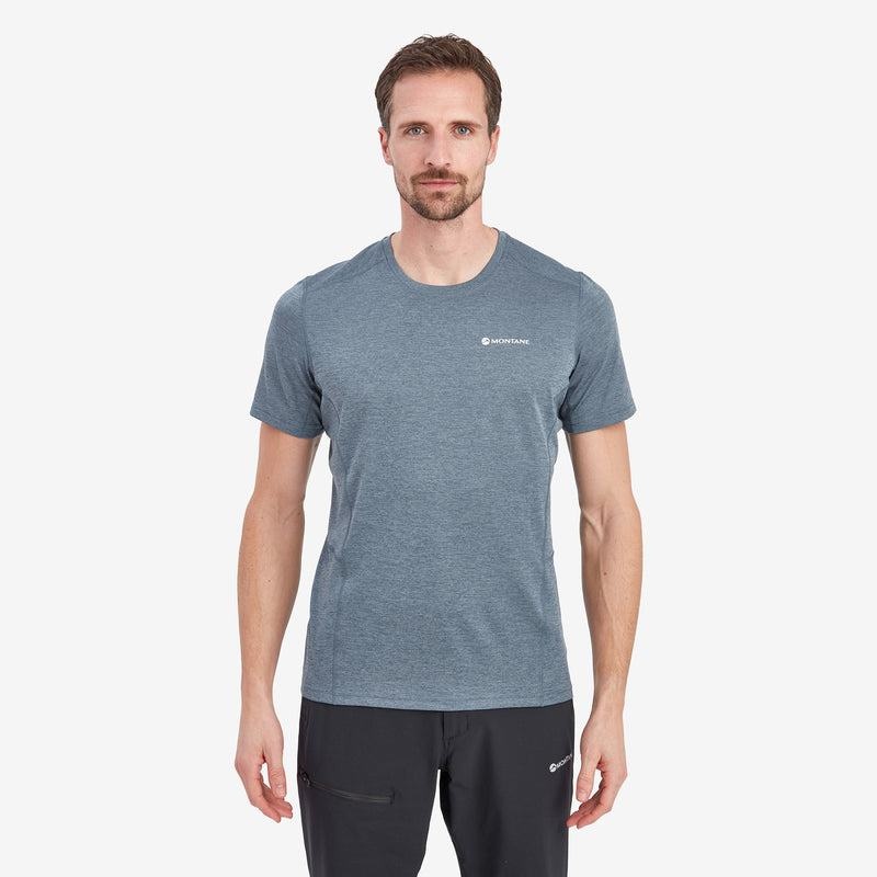 Grey Blue Montane Dart Men's T Shirts | XCB9889YQ