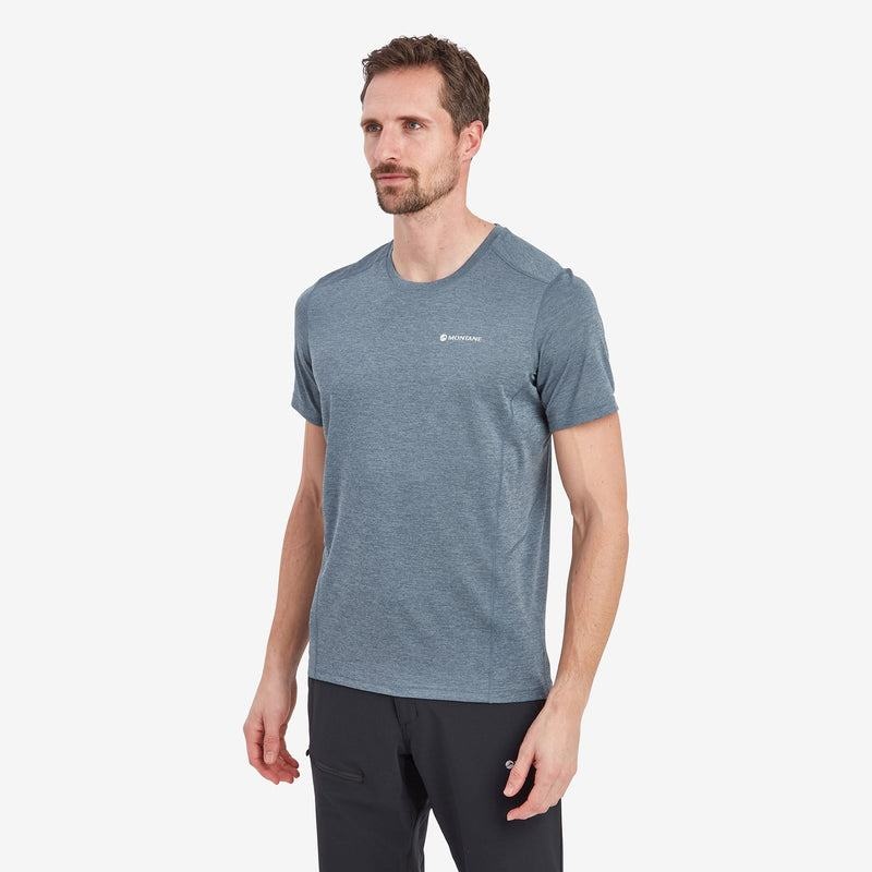 Grey Blue Montane Dart Men's T Shirts | XCB9889YQ