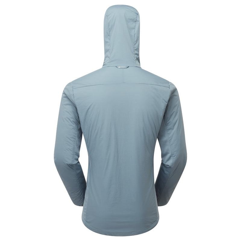 Grey Blue Montane Fireball Lite Hooded Men's Insulated Jackets | SNY7259ZJ