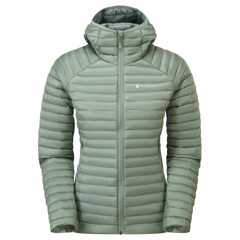 Grey Green Montane Anti-Freeze Lite Hooded Women\'s Down Jackets | PIY7615WR