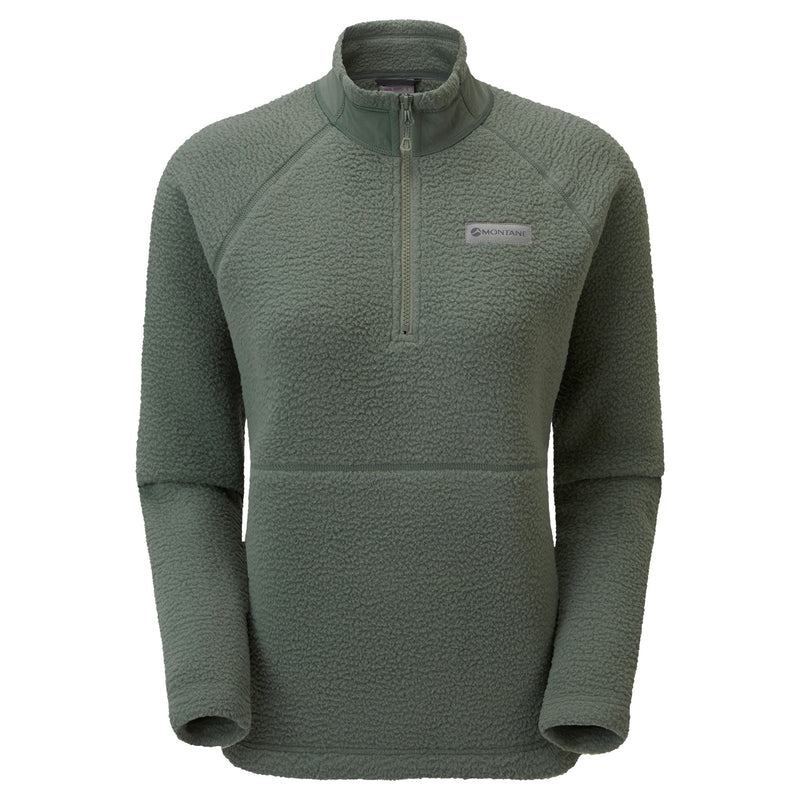 Grey Green Montane Chonos Smock Pull On Women\'s Fleece | CGN8195LU