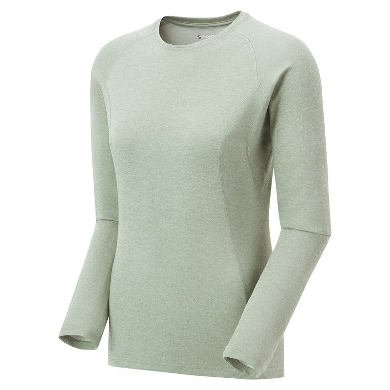 Grey Green Montane Dart Long Sleeve Women's T Shirts | JZS8729YR