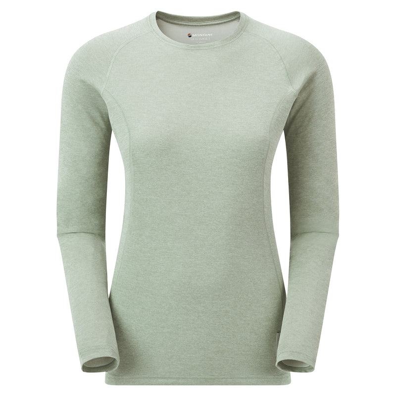 Grey Green Montane Dart Long Sleeve Women\'s T Shirts | JZS8729YR