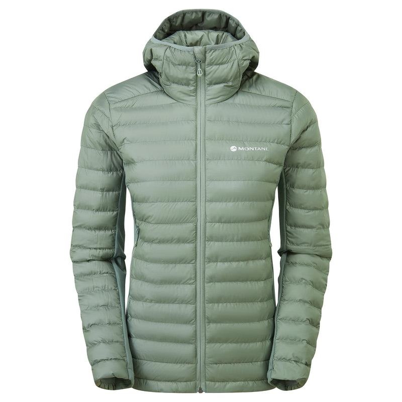 Grey Green Montane Icarus Lite Hooded Women\'s Jackets | UEI617RR