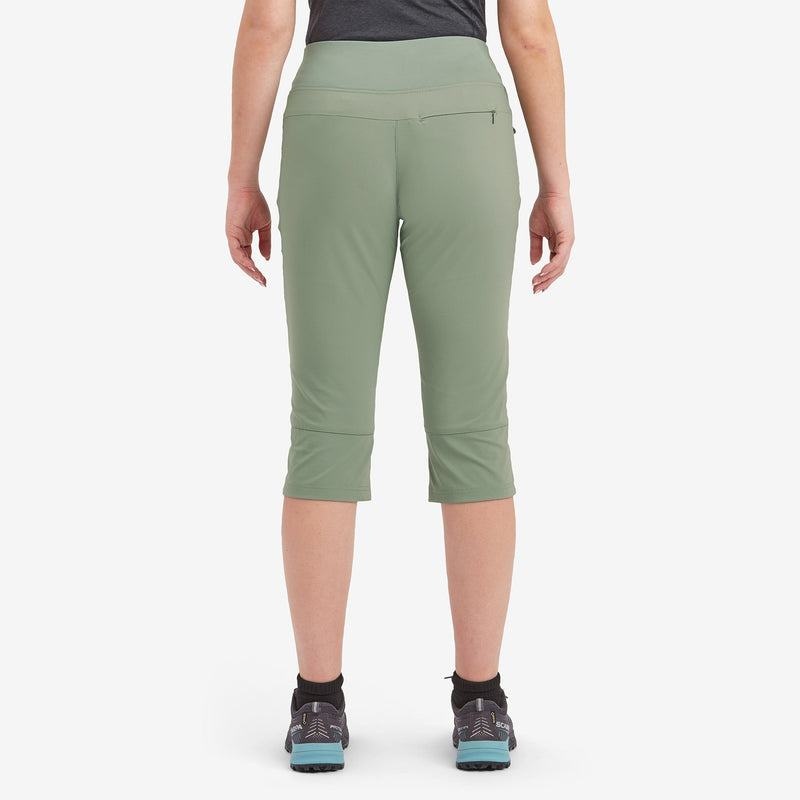 Grey Green Montane Tucana Lite Stretch Capri 3/4 Women's Leggings | CDU472TT