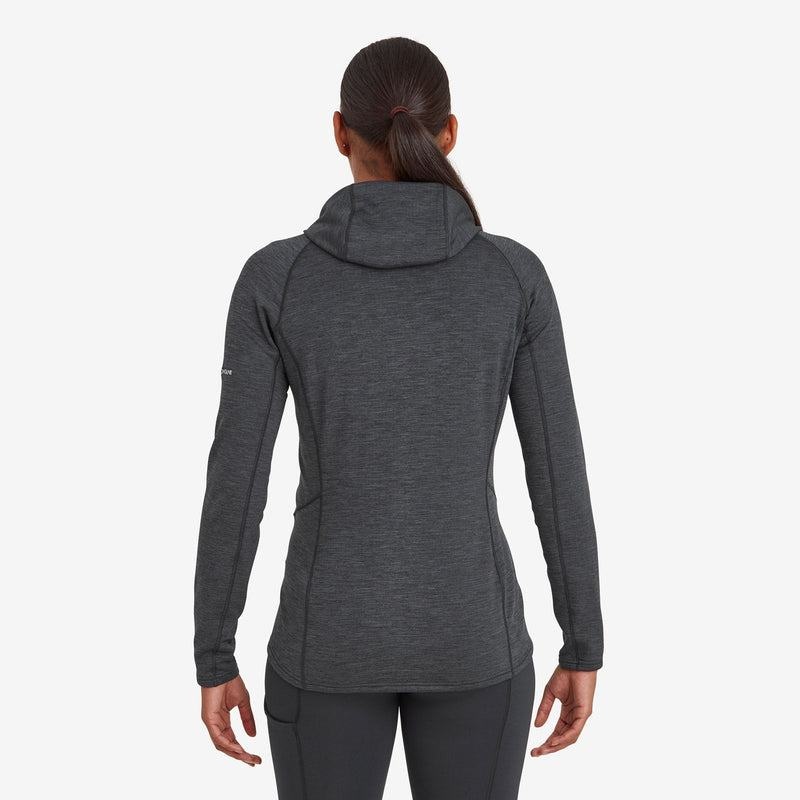 Grey Montane Protium Hooded Women's Fleece Jackets | RWO2068IC