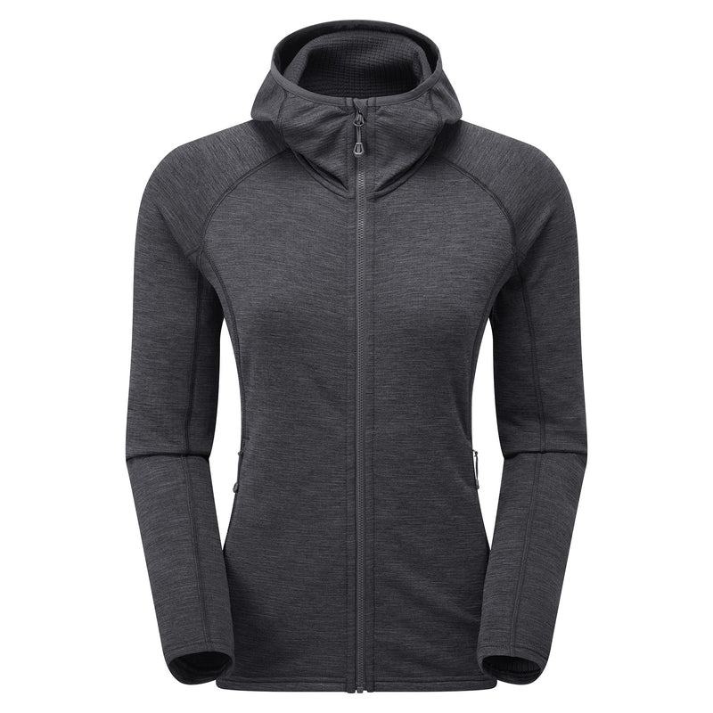 Grey Montane Protium Hooded Women\'s Fleece Jackets | RWO2068IC