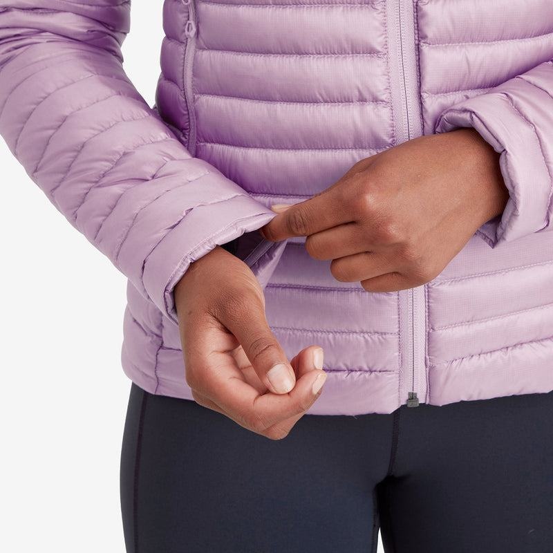 Grey Purple Montane Anti-Freeze Lite Hooded Women's Down Jackets | PBE3274VV