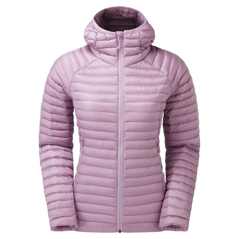 Grey Purple Montane Anti-Freeze Lite Hooded Women\'s Down Jackets | PBE3274VV