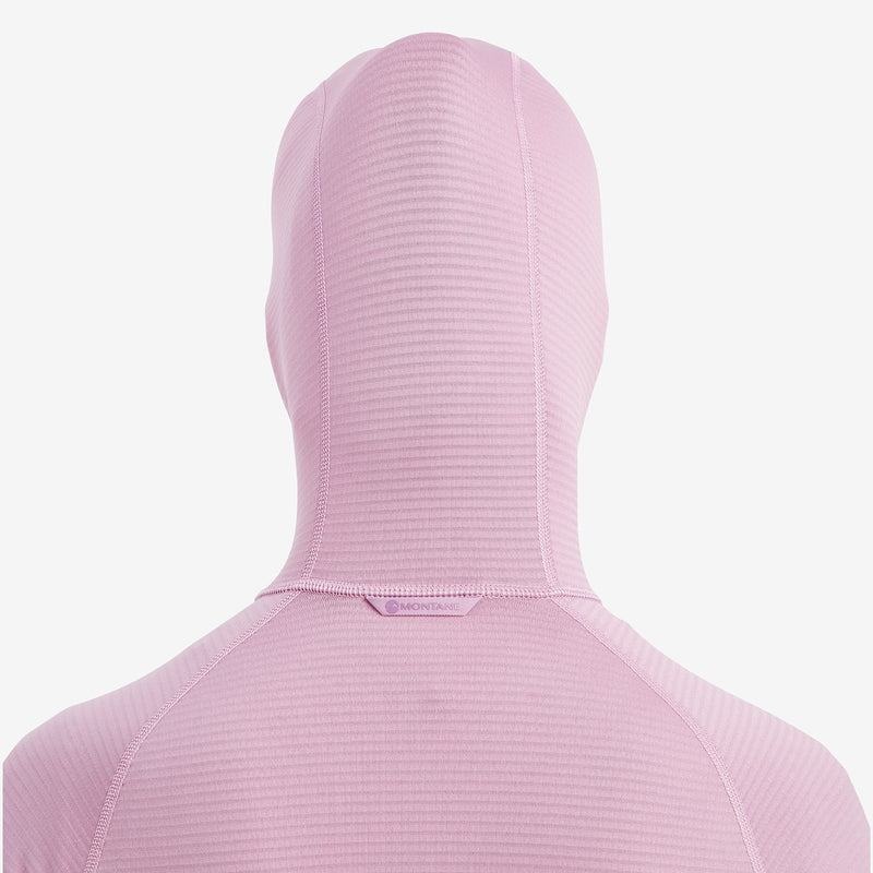 Grey Purple Montane Protium Lite Hooded Pull On Women's Fleece | PYH7917CI