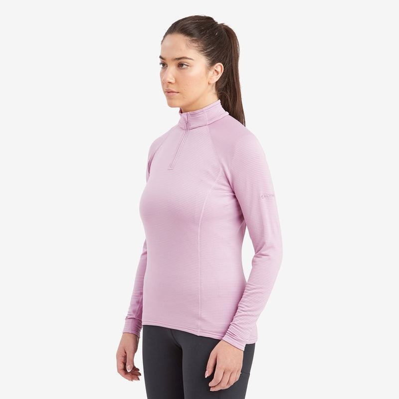 Grey Purple Montane Protium Lite Pull On Women's Fleece | XBW5465PM