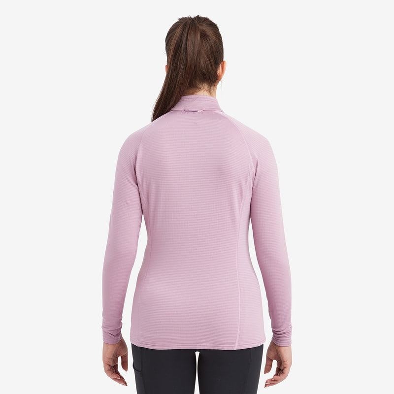 Grey Purple Montane Protium Lite Pull On Women's Fleece | XBW5465PM