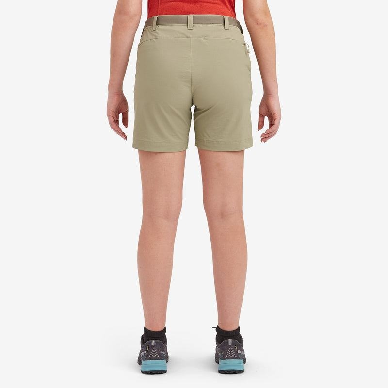 Khaki Montane Terra Stretch Lite Women's Shorts | JBH6571PT